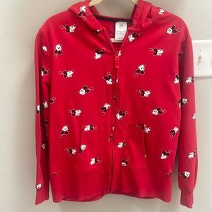 Woman’s Red Disney Zip Up.